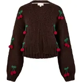 Apricot Cardigan ' ' marron