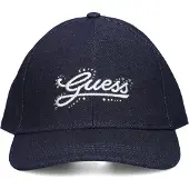 GUESS Casquette bleu denim / blanc