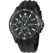 Nautica Montre à affichage analogique 'NST' jaune / noir / blanc