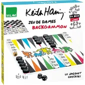 Vilac Dame / Backgammon - Keith Haring