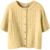 Name it Cardigan 'NMFNALISA' jaune clair