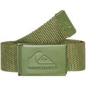 Quiksilver Principal Schwack Ceinture Verte Hommes Vert One Size