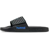 Hummel Claquettes / Tongs bleu cobalt / anthracite / noir