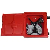 Lalizas D45 Polyethylene Fire Hose Box Rouge