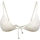 Calvin Klein Swimwear Hauts de bikini gris clair / blanc