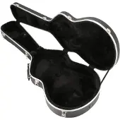 Fazley Protecc AWBK étui ABS pour guitare folk noir