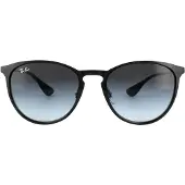 Ray-Ban - Lunettes de soleil lifestyle - Erika Metal Polished Black Light Grey Gradient Dark Grey - Noir