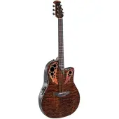 Ovation CE44P-TGE Celebrity Elite Exotic Dark Tiger Eye guitare électro-acoustique folk