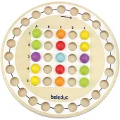 Beleduc - Marbelino jeu de puzzle Empiler des motifs