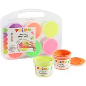 Primo Peinture au doigt Fluo-set 6x100g