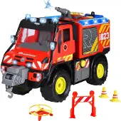 Dickie Toys Camion de pompiers - MB Unimog U530 Fire Rescue - So - - UneTaille - Voiture