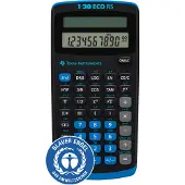Texas Instruments TI-30 eco RS - Calculatrice scientifique - 10 chiffres - panneau solaire