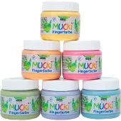 Kreul 2321 Ensemble de peinture au doigt 6 x 150 ml