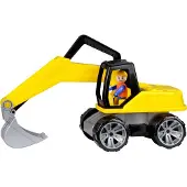 Lena Excavateur Car Truxx avec figurine en plastique 44cm 24m+