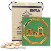 Kapla Jouet de construction - 280 briques avec livre d'idées vert