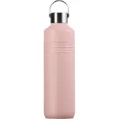 Le Creuset On The Go 41066337770001 gourde à double paroi, Shell Pink, 1,0 L