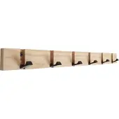 Home It Home>it flex knageraekke med 6 knage 60 × 5,5 × 2 cm egetrae natur