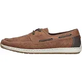 Rieker , modèle : 0881624 088. Chaussures pour hommes. Mocassins en cuir marron, style décontracté