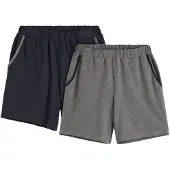 Bonprix Lots de 2 shorts de pyjama