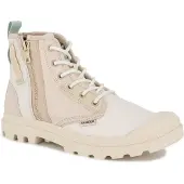 Palladium Bottines à lacets 'Pampa Detroit' beige / crème