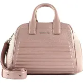 Mandarina Duck Femmes, Sac à main, I-con Schoudertas für Damen, Rozenhout, aus getexturiertem Leder, Rose