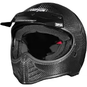 Simpson M52 Solid Carbon, casque de motocross ,Carbone/Noir ,L