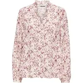 ONLY Chemisier 'ONLRAYA' rose / blanc