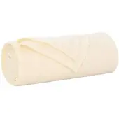vidaXL Jeté Crème 210 x 140 cm Toison
