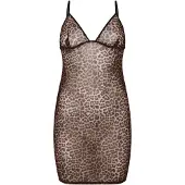 Hunkemoller Déshabillé marron / cappuccino / noir