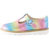 Next Ballerines bleu ciel / jaune fluo / rose