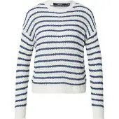 Vero Moda Pull-over 'VMCHARLENE' crème / marine