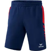 Erima Pantalon de sport marine / rouge / blanc
