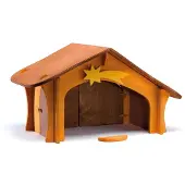 Ostheimer Crèche de Noël avec étoile + assiette oiseau