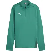 Puma T-shirt fonctionnel 'TeamGoal' pétrole / blanc