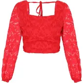 Faina Chemisier 'Festive' rouge