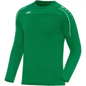 Jako Sweat de sport 'Classico' vert / blanc