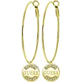 GUESS Boucles d'oreilles or / transparent