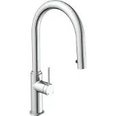Schutte Robinet Cuisine BLACKPOOL Robinet d'évier Chrome Extractible Pivotant 79516