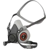3M Atemschutz Halbmaske ohne Filter Größe: L 6300 (6300L)