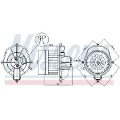 Nissens Pulseur d'air habitacle NIS 87518