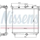 Nissens Radiateur, refroidissement moteur 607031
