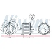 Nissens Pulseur d'air habitacle NIS 87531