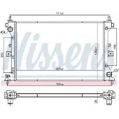 Nissens Radiateur, refroidissement moteur 606383