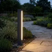 LUCANDE Luminaires d'extérieur , Celiora, Noir, Terrasse, Aluminium, Moderne