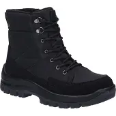 Josef seibel Alaska 50 : Bottines à lacets pour hommes, doublure chaude, couleur noire
