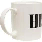Mister tee Tasse 'Hi Bye' noir / blanc