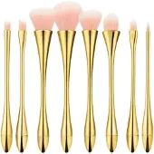 Haarspullen Gold Kit de pinceaux 8 pièces