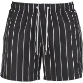 Urban Classics Shorts de bain noir / blanc
