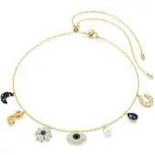 Swarovski Chaîne marine / or / blanc