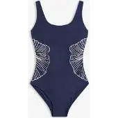 Bonprix Maillot sculptant avec imprimé placé, maintien léger